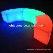 Tabouret LED incurvé